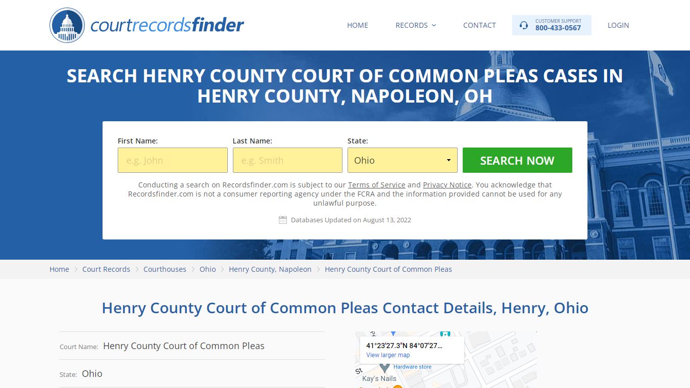 Henry County Court of Common Pleas Case Search - Henry ...